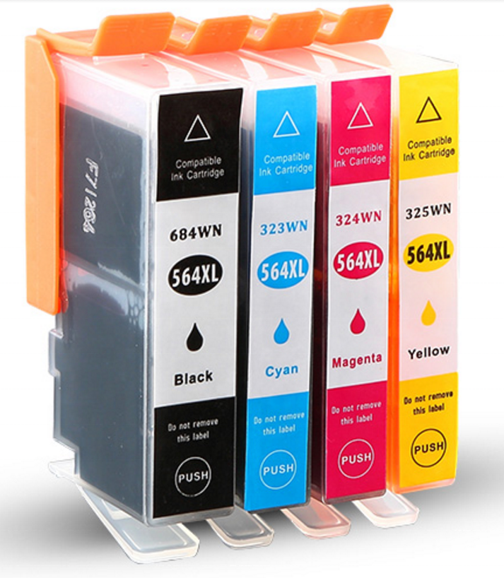 Compatible HP 564XL Set of 4 ink cartridges