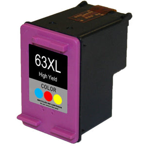 Compatible HP 63XL black & color ink cartridges