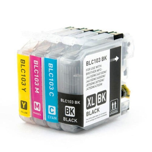 Compatible Brother LC103 Set of 4 ink cartridges