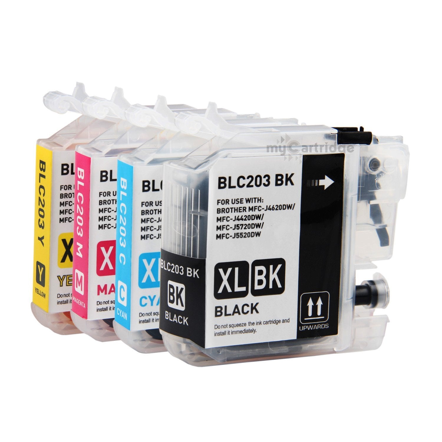 Compatible Brother LC203 Set of 4 ink cartridges