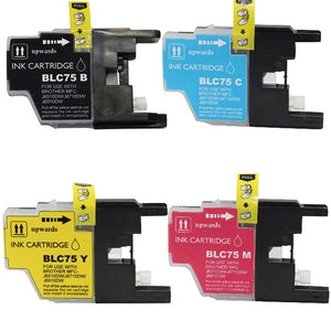 Compatible Brother LC75 Set of 4 ink cartridges