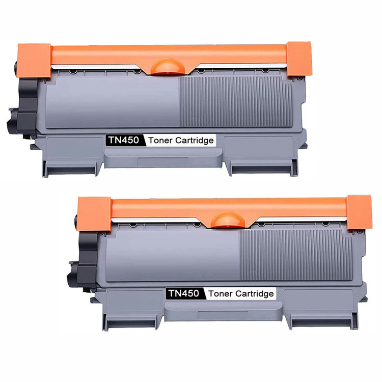 Compatible Brother TN450 set of 2 toner cartridges